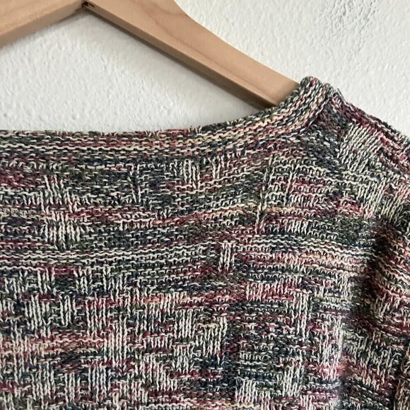 Vintage Puritan Sweater 3-D Knit V-Neck Pastel Pullover Dad Grandpa - Picture 7 of 10